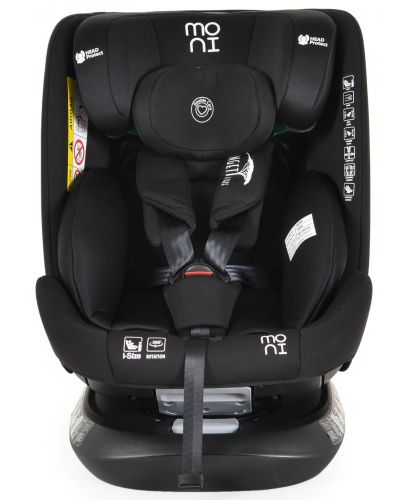 Столче за кола Moni - Serengeti, IsoFix, I-Size, 40-150 cm, черено - 6