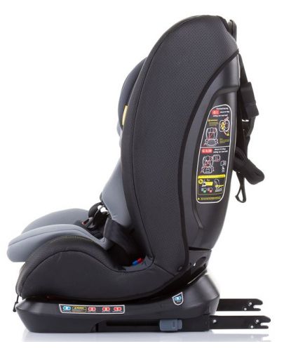 Столче за кола Chipolino - Техно 360, 0-36 kg, с Isofix, асфалт - 5