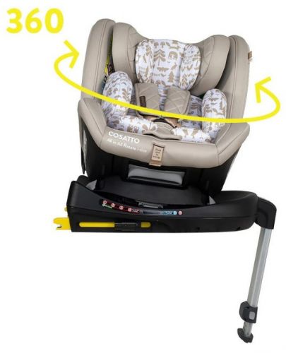 Столче за кола Cosatto - All in All Rotate, IsoFix, i-Size, 40-150 cm, Whisper - 2