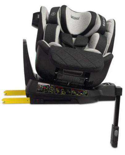 Столче за кола Caretero - Turox, i-Size, IsoFix, 40-150 cm, Grey - 7