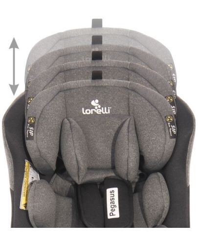 Столче за кола Lorelli - Pegasus, Isofix, 0-36 kg, сиво - 10