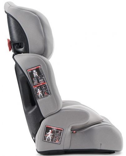 Столче за кола KinderKraft - Comfort Up, 9-36 kg, Сиво - 7