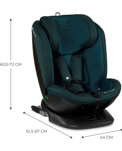Столче за кола KinderКraft - Xpedition 2, i-Size 360°, 40-150 cm, Blue - 4