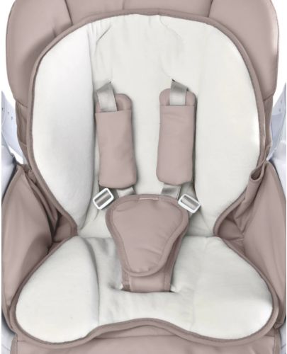 Столче за хранене и люлка 2 в 1 Caretero - Indigo, Beige  - 5