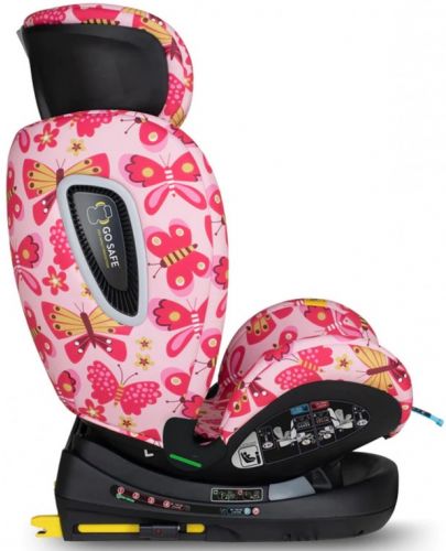 Столче за кола Cosatto - All in All Rotate, 0-36 kg, с IsoFix, I-Size, Flutterby Butterfly - 10