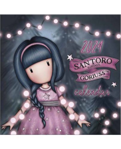 Стенен календар Santoro Gorjuss - Fairy Dusk, 2024 - 1