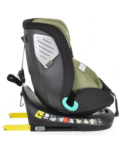 Столче за кола Moni - Serengeti, i-Size, IsoFix, 360°, 40-150 cm, зелено - 4