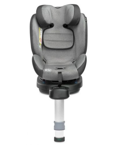 Столче за кола Caretero - Rio, IsoFix, i-Size, 40-105 cm, Grey  - 5