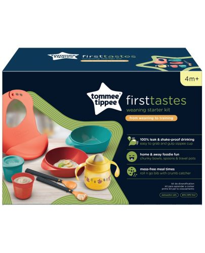 Стартов комплект за захранване Tommee Tippee - First Tastes, над 4 месеца, 8 части - 4