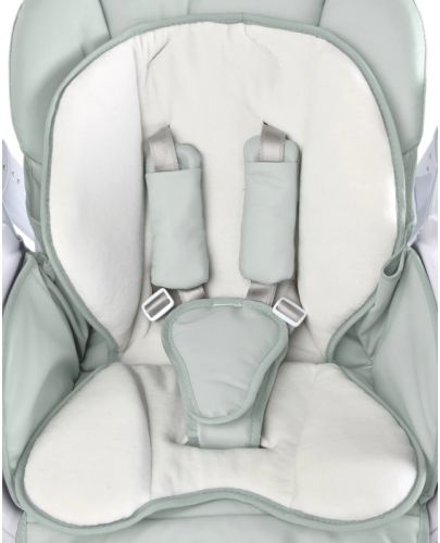 Столче за хранене и люлка 2 в 1 Caretero - Indigo, Light Grey  - 4