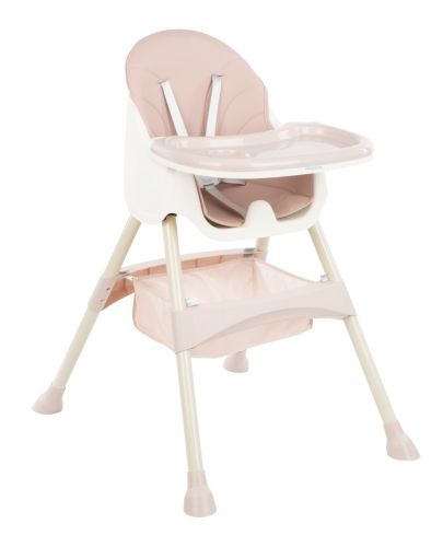 Стол за хранене Kikka Boo - Brie, Pink - 1