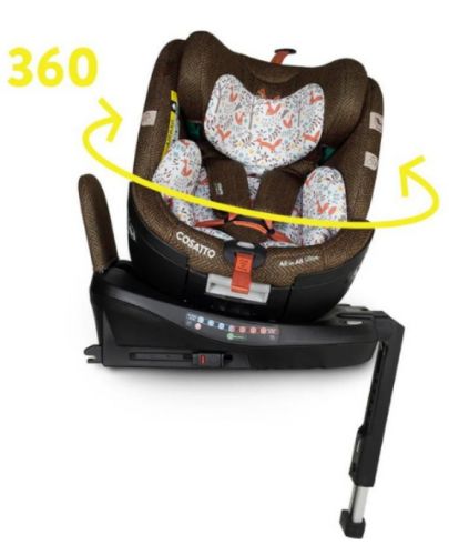 Столче за кола Cosatto - All in All Ultra, i-Size, IsoFix, 40-150 cm, Foxford Hall   - 5