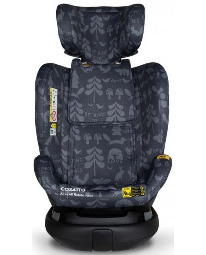 Столче за кола Cosatto - All in All Rotate, 0-36 kg, с IsoFix, I-Size, Nature Trail Shadow - 6