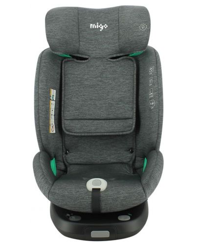 Столче за кола Migo - Legend, i-Size, с IsoFix, 360°, 40-150 cm, Grey - 1