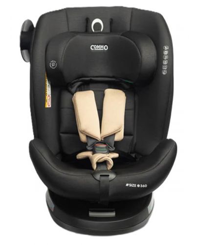 Столче за кола Caretero - Commo, IsoFix, i-Size, 40-150 cm, Beige - 5