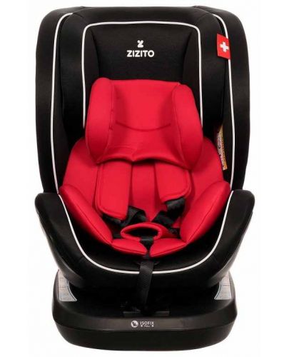 Столче за кола Zizito - Amadeo, с IsoFix, 0-36 kg, червенo - 1