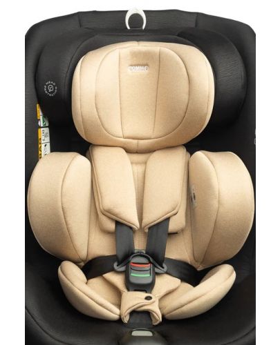 Столче за кола Caretero - Commo, IsoFix, i-Size, 40-150 cm, Beige - 9