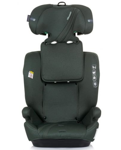 Столче за кола Chipolino - Icon, I-size, 76-150 cm, зелено - 4