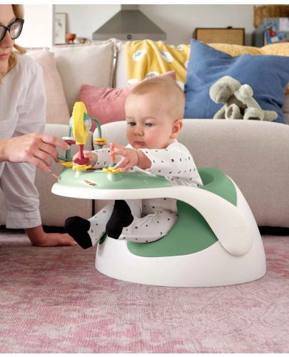 Столче с табла за игра Mamas & Papas - Baby Snug, Eucalyptus - 7