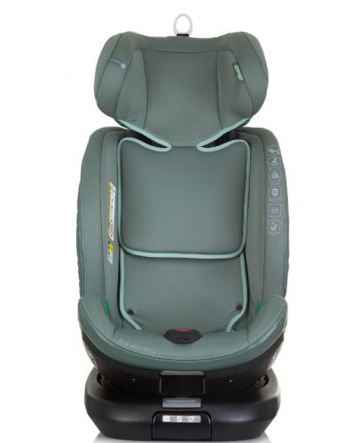 Столче за кола Chipolino - Максимус, 360°, I-Size, IsoFix, 40-150 cm, зелено - 7