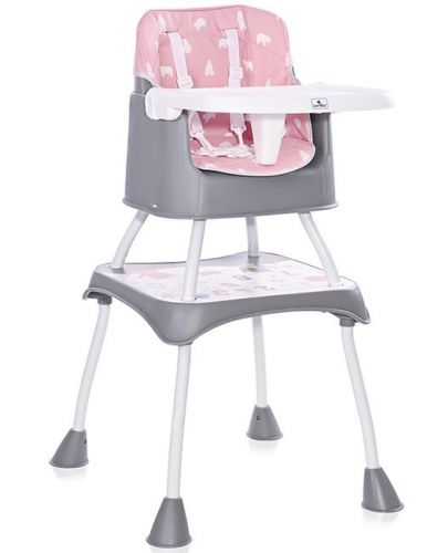 Столче за хранене Lorelli - Trick 3 в 1, Pink Bears - 1