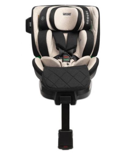 Столче за кола Caretero - Turox, i-Size, IsoFix, 40-150 cm, Beige - 2