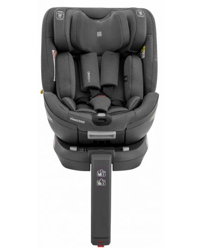 Столче за кола KikkaBoo - i-Conic, i-Size, 40-150 cm, Dark Grey - 2
