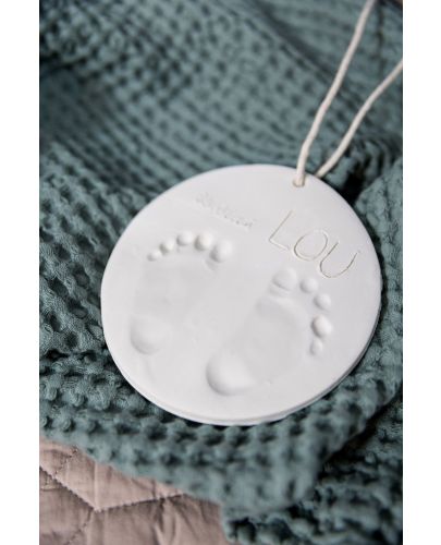 Сувенир с отпечатък Baby Art - Pure Print, с органична глина - 3
