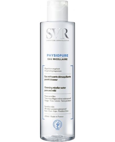 SVR Physiopure Почистваща мицеларна вода за лице, 200 ml - 1