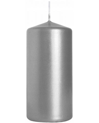 Свещ Bispol Aura - Сребриста, 150 g - 1