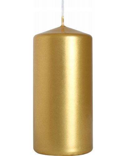 Свещ Bispol Aura - Златиста, 150 g - 1