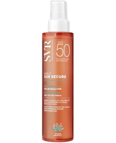 SVR Sun Secure Сухо олио за лице и тяло, SPF50, 200 ml - 1