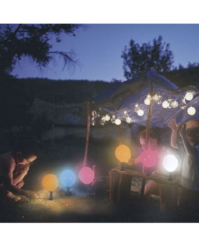 Светещ балон Eurekakids - LED с 20 часа светлина, 25 cm, асортимент - 4