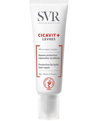 SVR Cicavit+ Възстановяващ и предпазващ балсам за устни, 10 g - 1