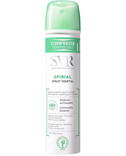 SVR Spirial Спрей против изпотяване, без алуминиеви соли, 75 ml - 1
