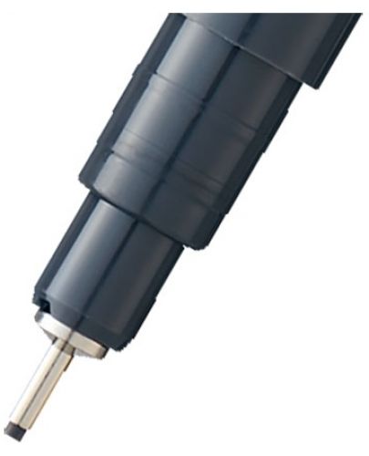 Тънкописец Pentel Pointliner - 0.5 mm, сив - 2