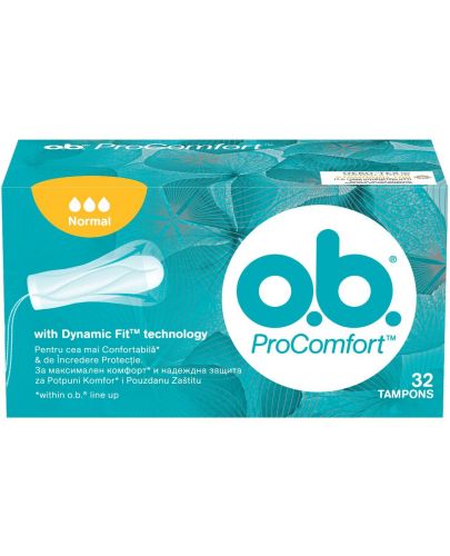 Тампони o.b. - ProComfort, Normal, 32 броя - 1