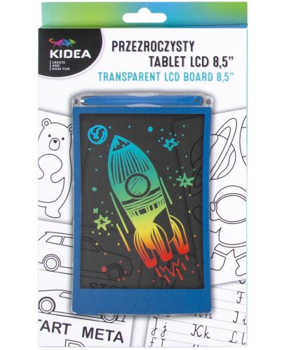 Таблет за рисуване Kidea - LCD дисплей, син - 1