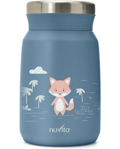 Термо кутия за храна Nuvita - 500 ml, Powder Blue - 1