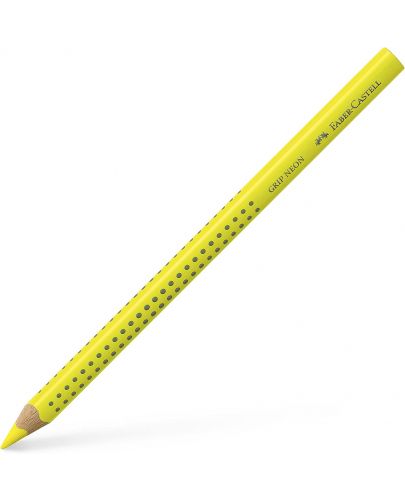 Текст маркер Faber-Castell Grip - Сух, жълт неон - 1