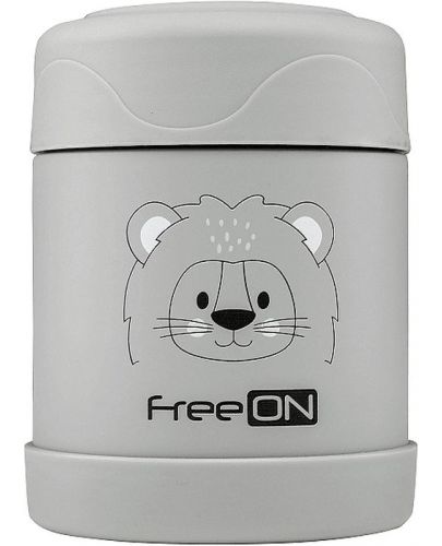Термо контейнер за храна Freeon - 350 ml, сив - 1