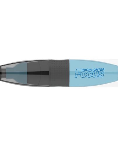 Текст маркер Ico Focus - пастелно син - 1