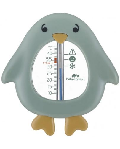 Термометър за баня Bebe Confort - Lovely Donkey, сив - 1