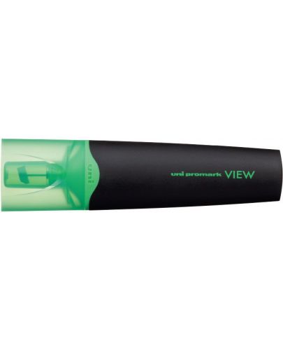 Текст маркер Uni Promark View - USP-200, 5 mm, флуоресцентно зелено - 1