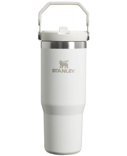 Термочаша Stanley The IceFlow - Flip Straw, 890 ml, бяла - 1