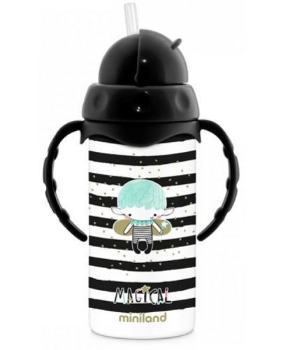 Miniland Термос - чаша със сламка 240мл - Magical - 1