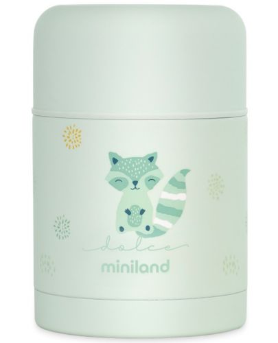 Термос за храна Miniland - Mint, 600 ml, зелен - 1