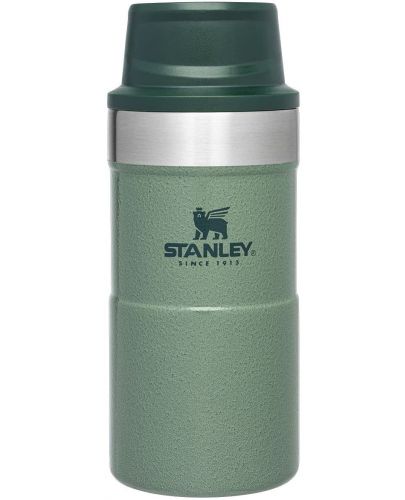 Термочаша за път Stanley - The Trigger, Hammertone Green, 250 ml - 1