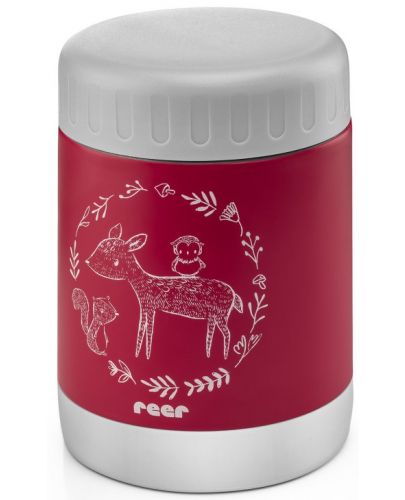 Термо кутия за съхранение на храна Reer - Розова, 300 ml - 1
