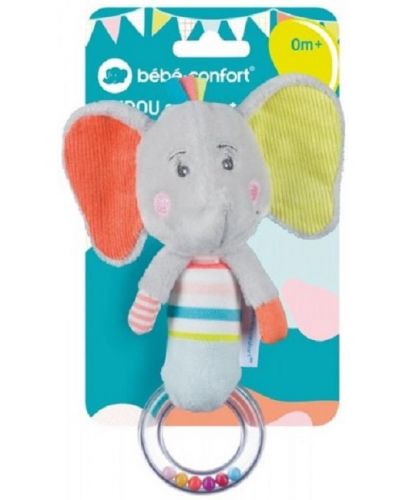 Текстилна дрънкалка Bebe Confort - Elidou Elephant - 3